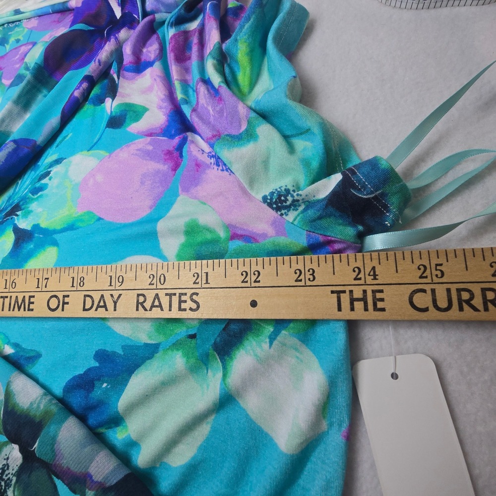 Soft Surroundings Floral Summer Maxi Dress Resort Boho Viscose Garden Stretch 2X - Picture 9 of 10